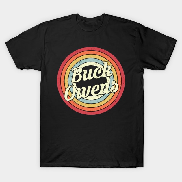 Buck Proud Name Retro Rainbow Tribute T-Shirt by Alien Landscape Store